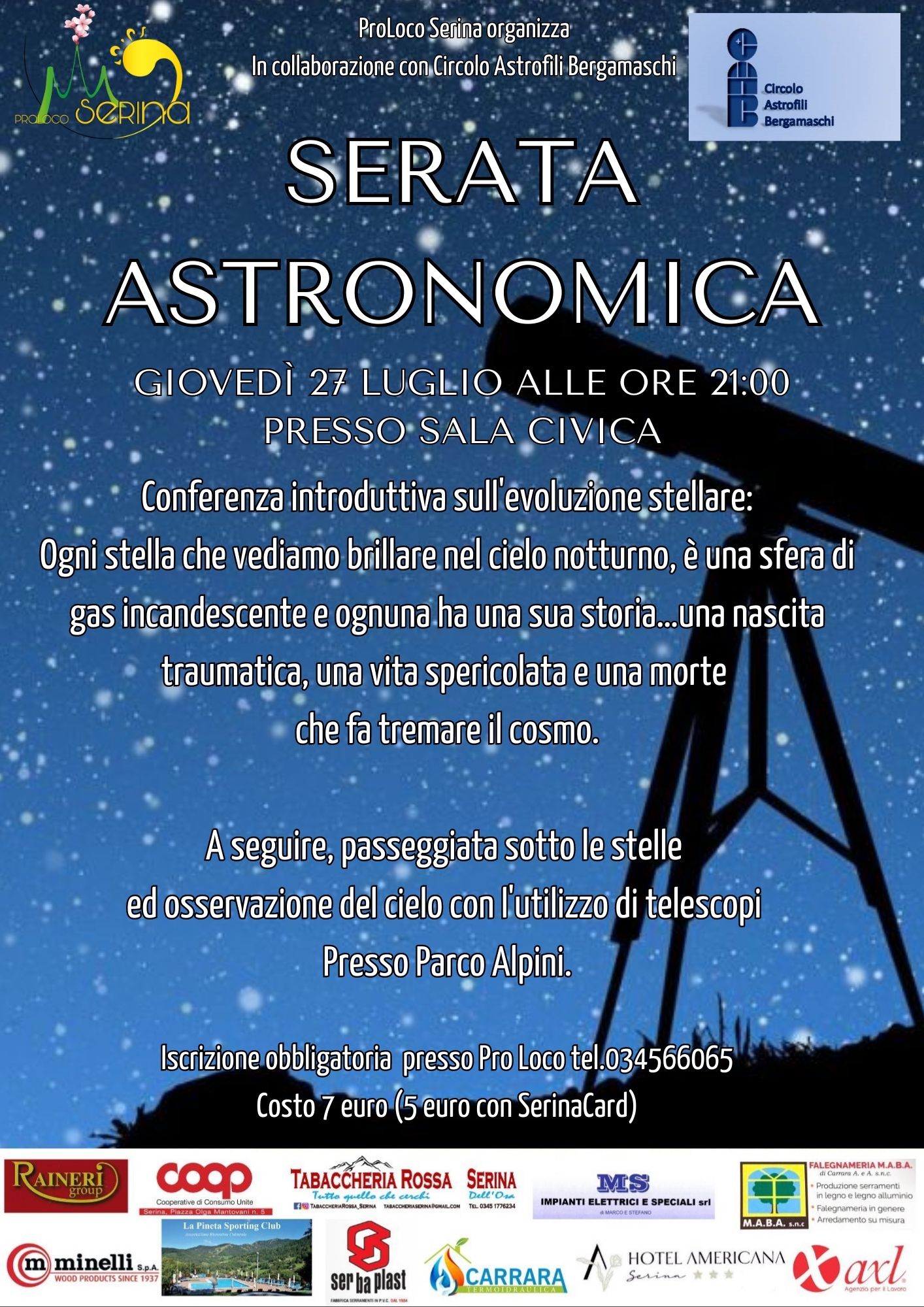 SERATA ASTRONOMICA 4